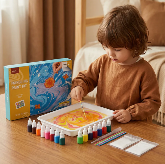 Magisches Marmor-Aquarell-Spielset