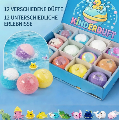 Babyverve 12-teiliges Ozean-Bade-Set (mit Überraschungsspielzeug) 🌊🛁
