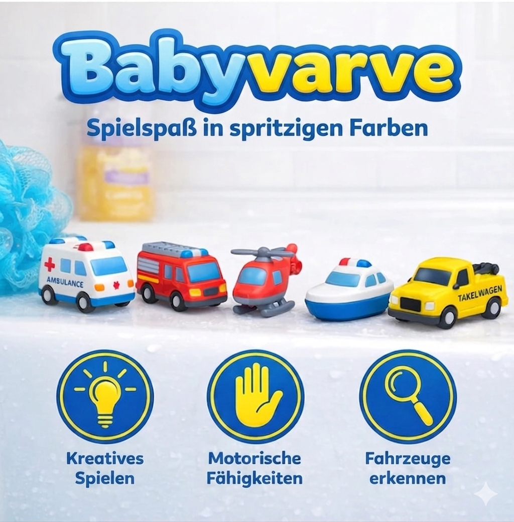 Leuchtendes Badespielzeug (6-teilig)