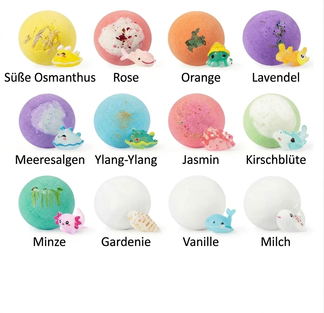 Babyverve 12-teiliges Ozean-Bade-Set (mit Überraschungsspielzeug) 🌊🛁